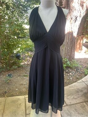 Vintage Y2K ICE black halter dress Size 10